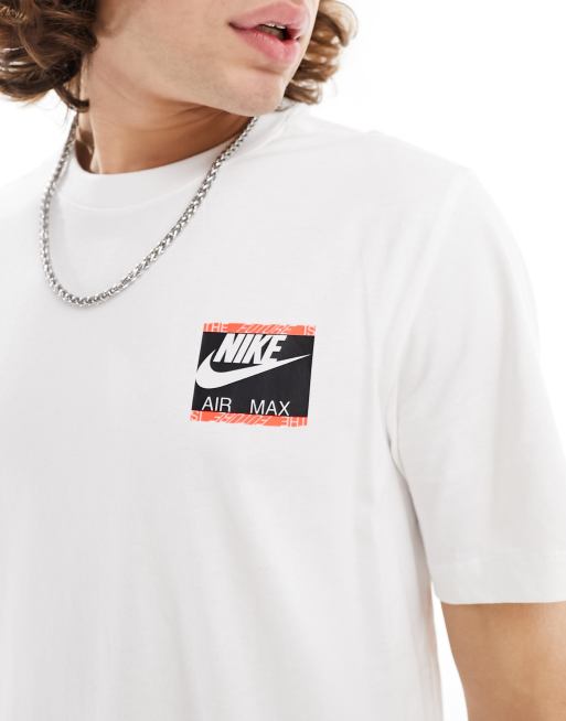 Nike Air Max Day T shirt a motif graphique Blanc