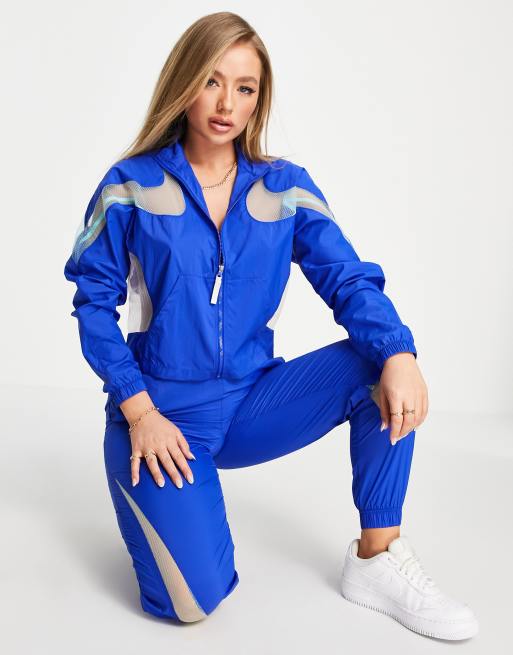 Nike air max tracksuit blue sale