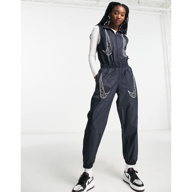 Nike Air Max Day woven jumpsuit in black