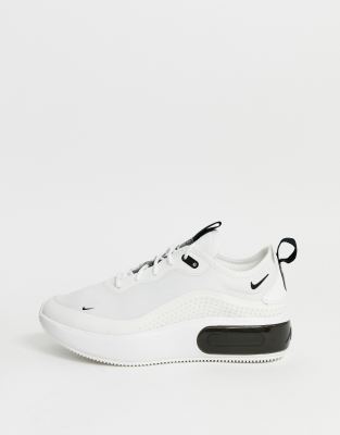 nike white dia sneakers