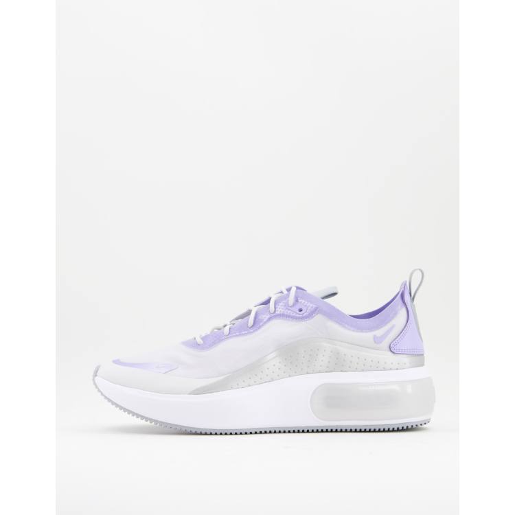 Nike air max dia white cheap purple