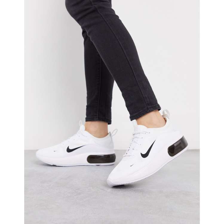 transmisión exprimir Condición Nike Air Max Dia white and black sneakers | ASOS