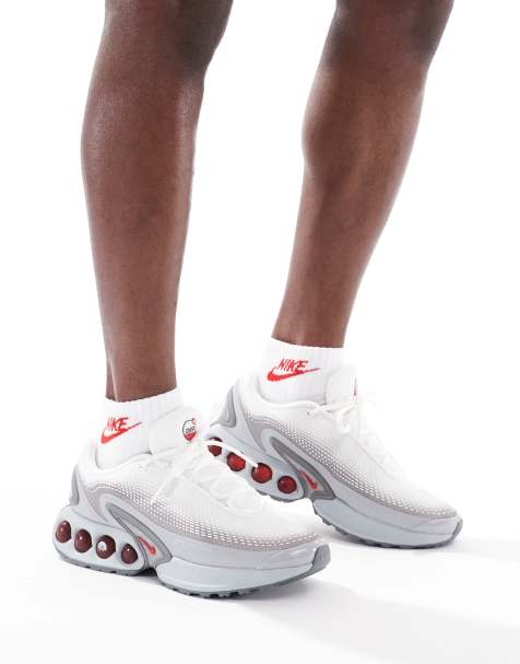 Nike – Air Max DN – Sneaker in Grau und Rot - view 1