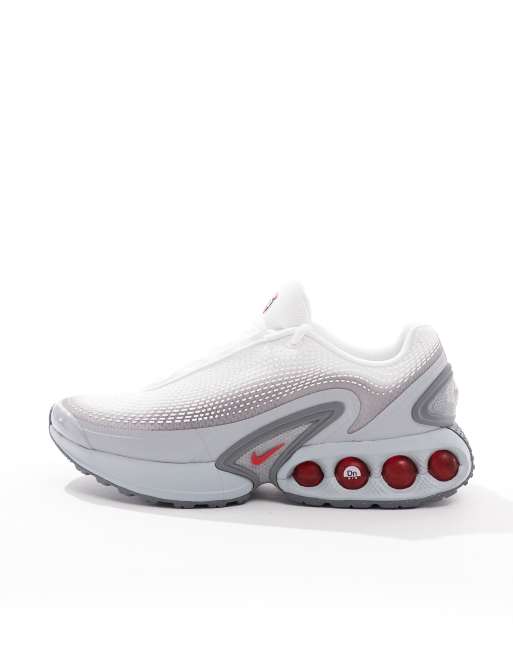 Nike Air Max DN Sneakers grigie e rosse ASOS