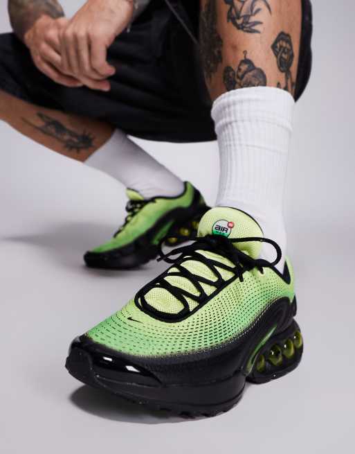 Nike Air Max DN sneakers in black and green