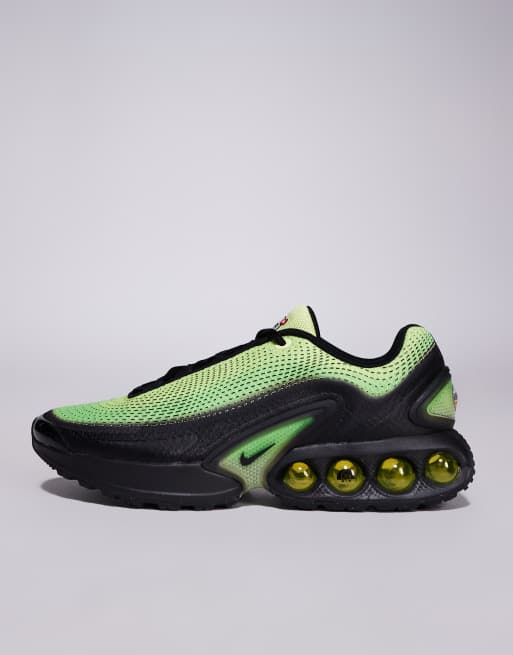 Nike Air Max DN sneakers in black and green