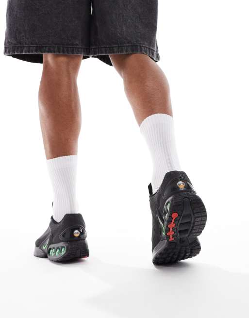 Nike Air Max DN sneakers in black & green | ASOS