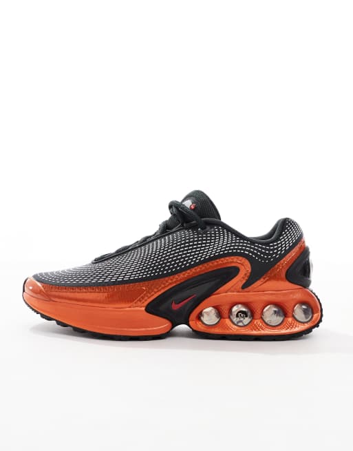 Nike Air Max DN sneakers in dark gray and red