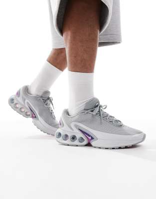Nike Air Max DN sneakers in light gray and purple