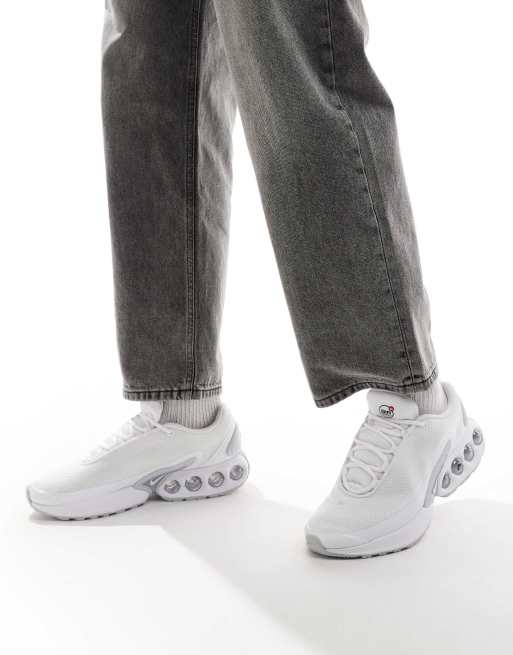 Nike Air Max DN sneakers in white and silver ASOS