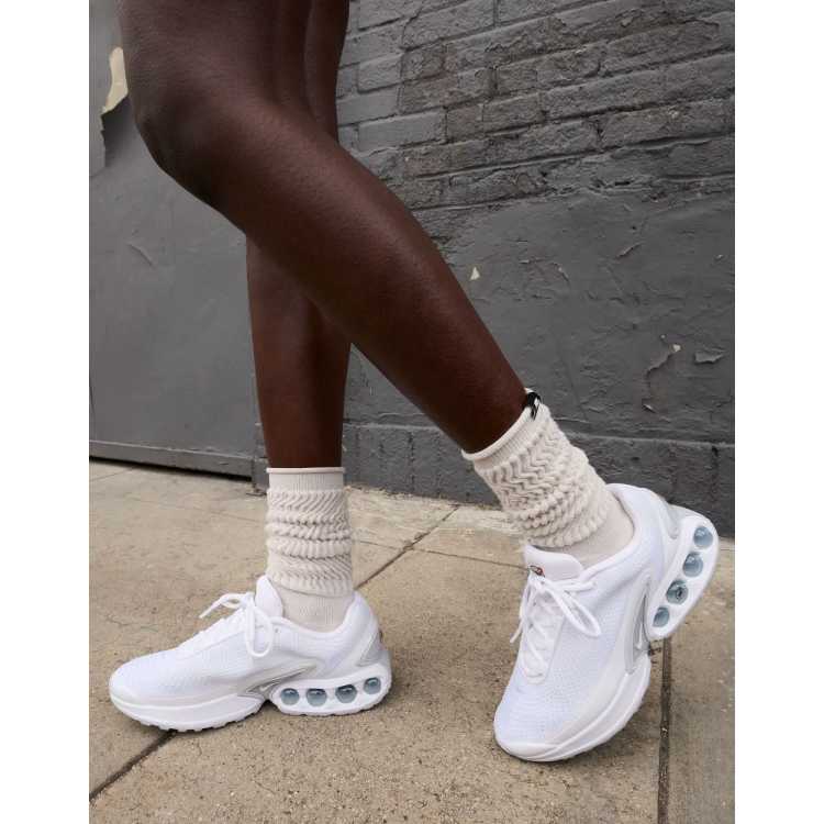Nike Air Max DN sneakers in white and silver | ASOS