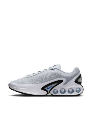 Shop Nike Air Max Dn Sneakers In Gray And Blue-white