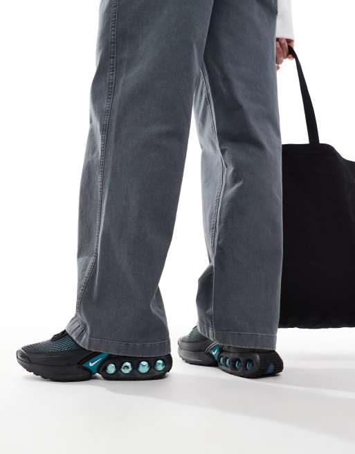 Nike Air Max DN trainers in black and blue, 3 of 5