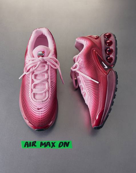 Nike Air Max DN trainers in dark burgundy - view 1