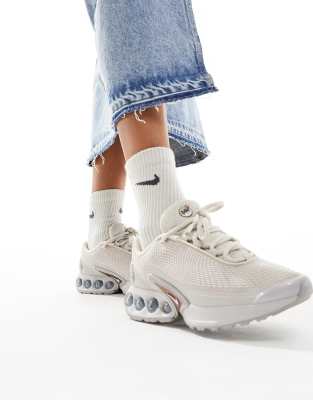 Nike Air Max Dn Unisex Sneakers In Beige And Silver-neutral In Neutral