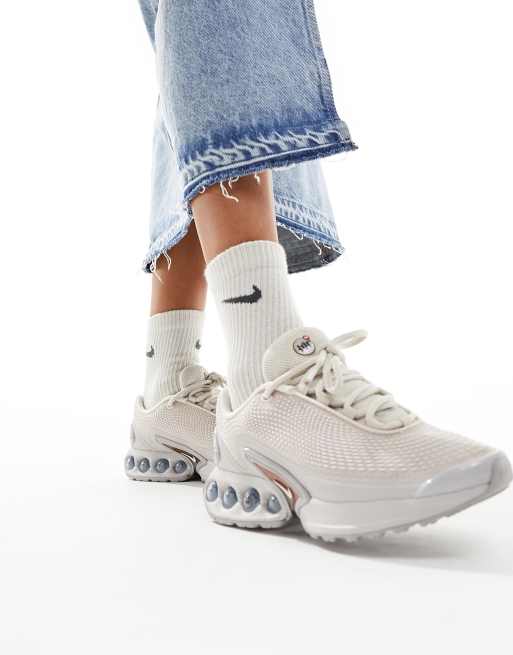 Nike Air Max DN unisex trainers in beige and silver ASOS