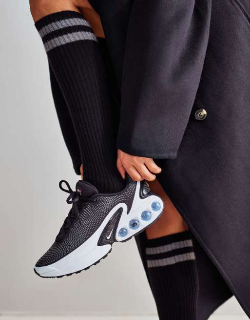 Asos black nike trainers online