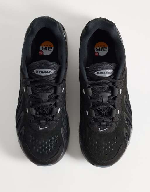 Nike Air Max DN8 leather sneakers in black | ASOS