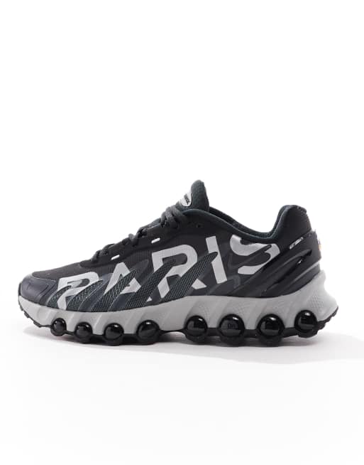 Nike Air Max DN8 premium trainers in black and grey