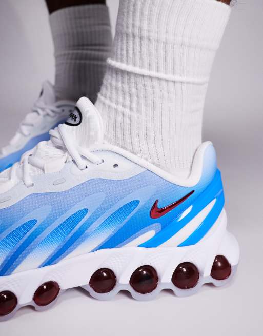 Nike Air Max DN8 sneakers in white and blue
