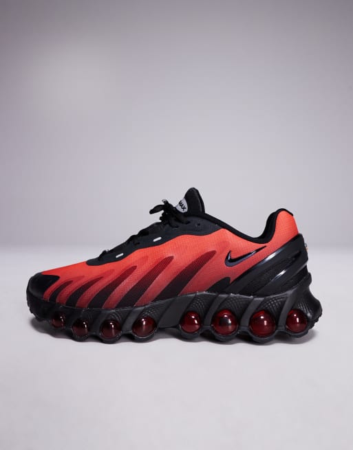Nike Air Max DN8 trainers in black and red