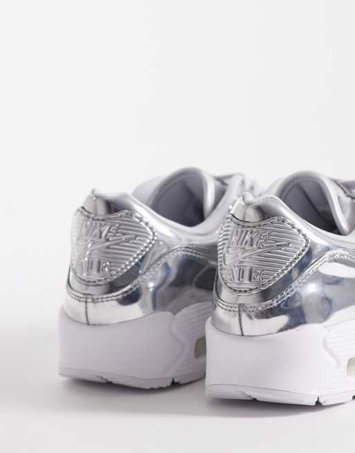 Nike - Air Max DN90 - Sneakers argento metallico, 2 di 5