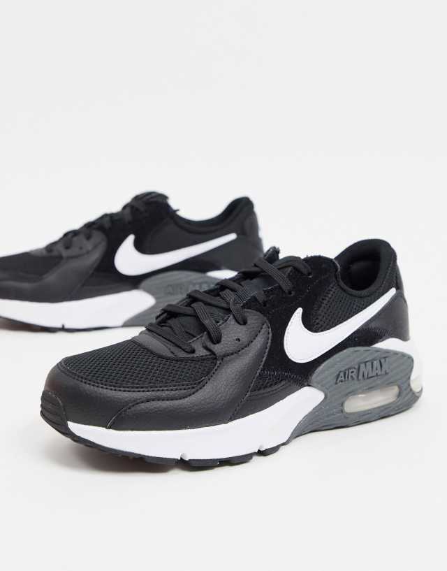 Nike Air Max Excee sneakers in black and white