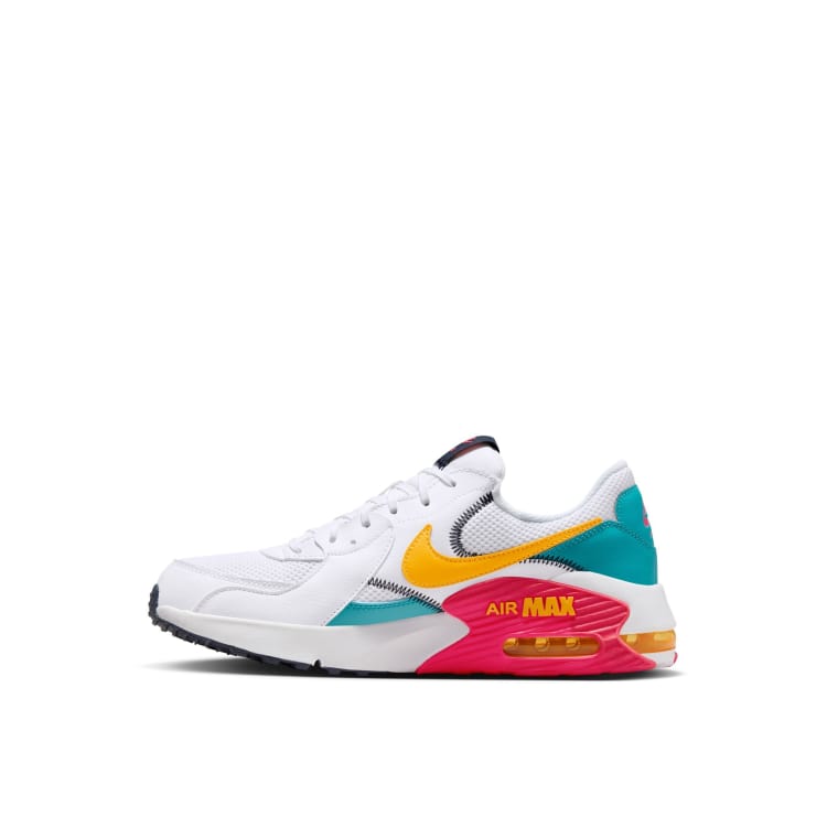 Nike Air Max Excee sneakers in white and multi | ASOS display picture 3