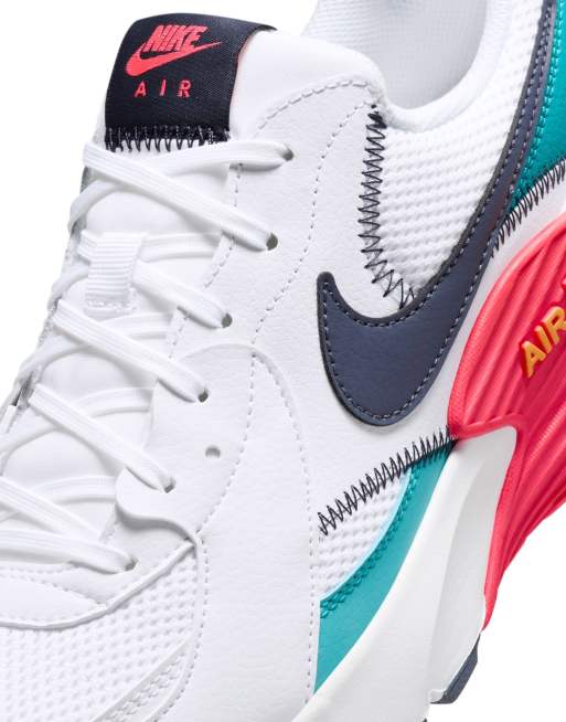 Nike Air Max Excee sneakers in white and multi | ASOS