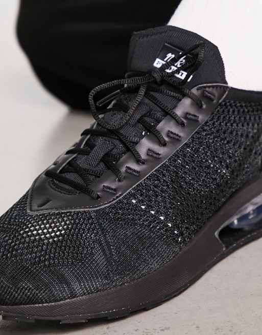 Nike Air Max Flyknit Racer sneakers in black