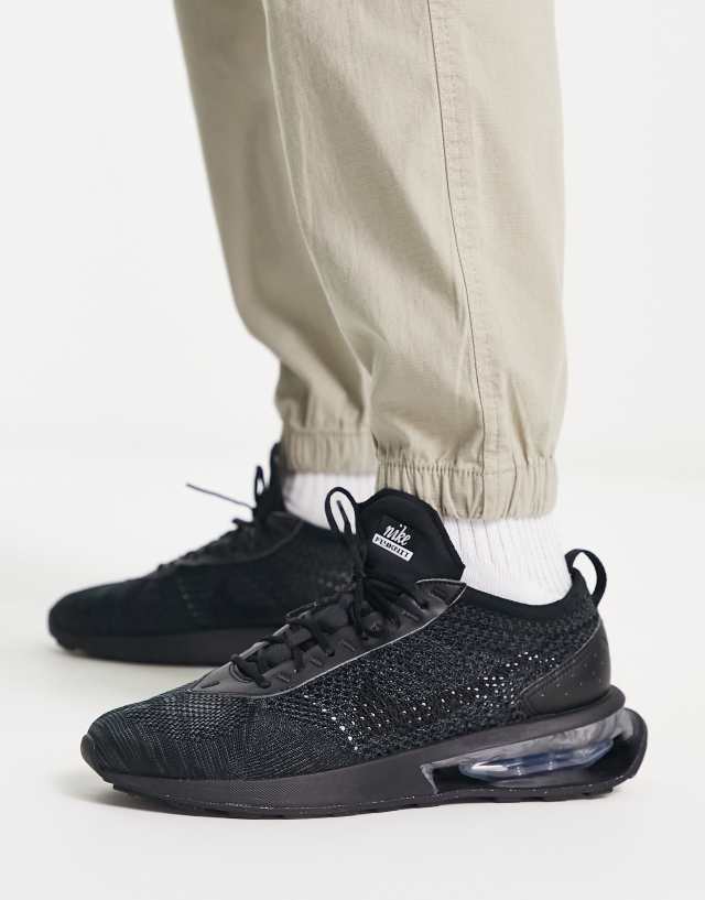 Nike Air Max Flyknit Racer sneakers in black