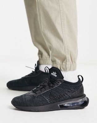  Air Max Flyknit Racer trainers in triple black