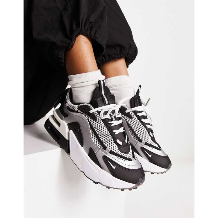 Air Max Furyosa trainers in metallic silver and black