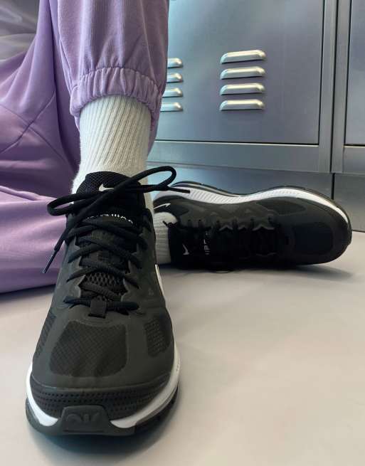 Nike Air Max Genome trainers in black/white ASOS