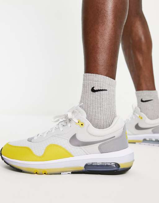 Nike - Air Max - Grå og gule sneakers med motiv, 2 af 4