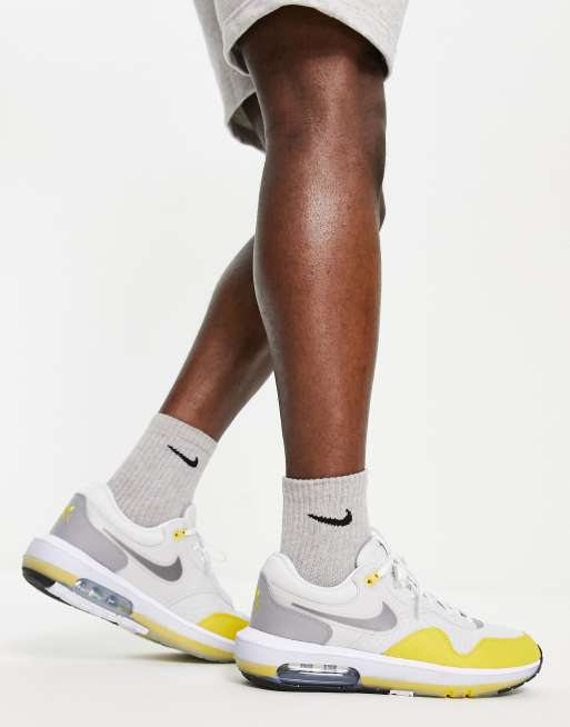 Nike - Air Max - Grå og gule sneakers med motiv, 4 af 4