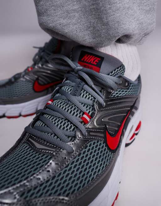 Nike - Air Max Moto 2K - Baskets - Gris et rouge, 4 de 5