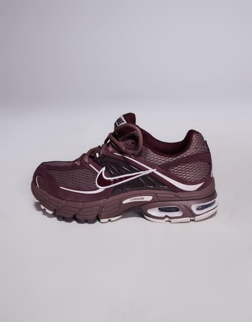 Nike – Air Max Moto 2K – Bordowe zamszowe buty sportowe, 2 z 5