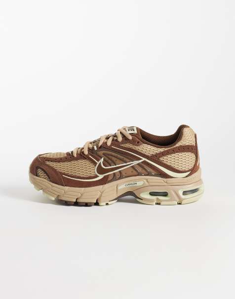 Nike – Air Max Moto 2K – Brązowe zamszowe buty sportowe - view 1