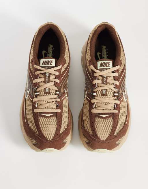Nike – Air Max Moto 2K – Brązowe zamszowe buty sportowe, 3 z 5