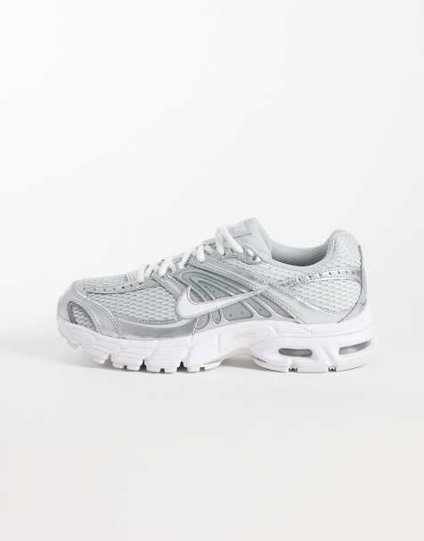 Nike – Air Max Moto 2K – Buty sportowe w kolorze szarym i srebrnym metalicznym - view 1