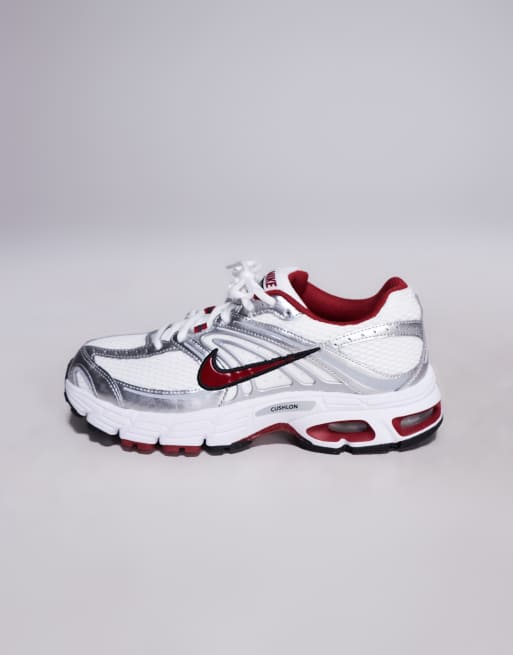 Nike Air Max Moto 2K in white, silver and red, 2 of 5