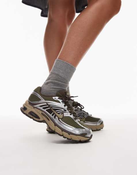 Nike Air - Max Moto 2K - Kakigrønne og brune sneakers - view 1