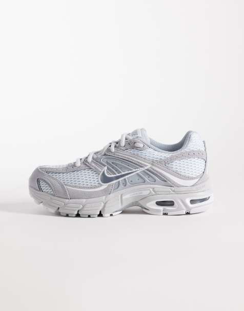 Nike – Air Max Moto 2K – Sneaker aus Wildleder in Grau und Silber  - view 1