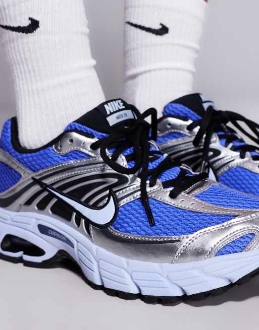 Nike Air Max - Moto 2K - Sneakers in blauw en metallic zilver, 4 van 5