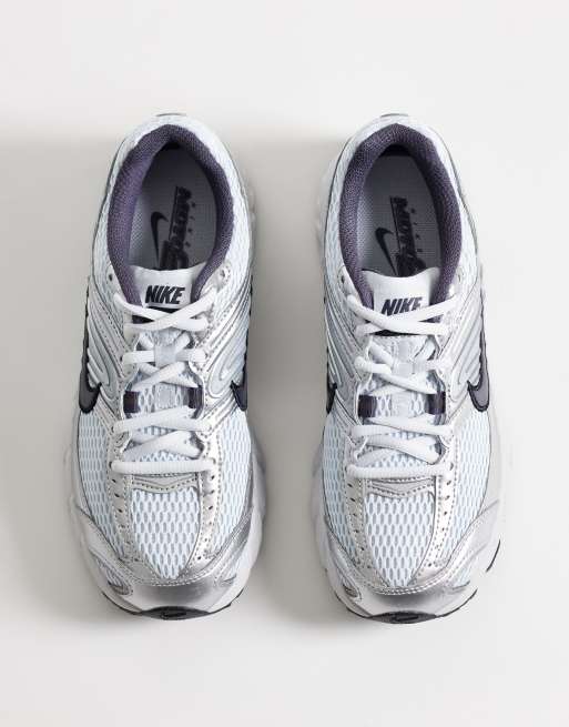 Nike Air Max Moto 2K sneakers in blue and metallic silver , 2 of 5