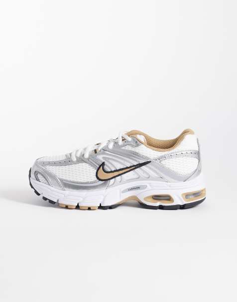 Nike Air Max Moto 2K sneakers in brown and metallic silver - view 1