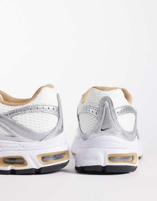 Nike Air Max Moto 2K sneakers in brown and metallic silver , 3 of 5