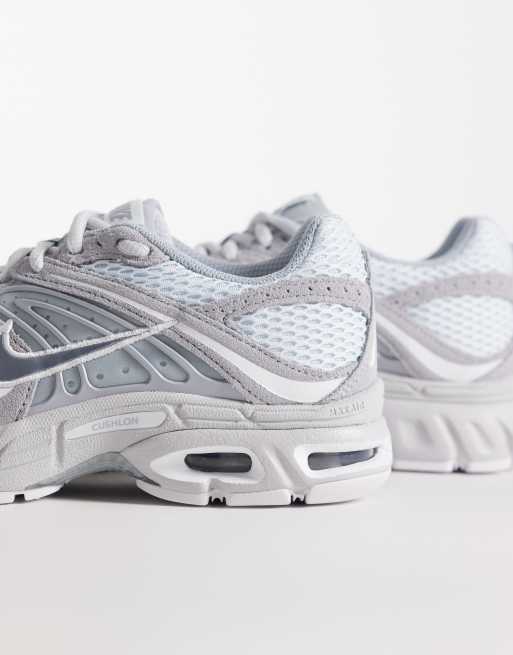 Nike - Air Max Moto 2K - Sneakers in camoscio grigie e argento , 2 di 5
