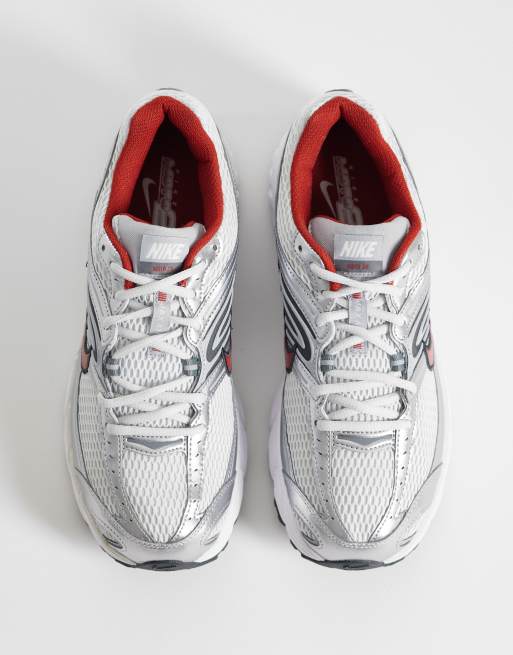 Nike Air Max Moto 2K sneakers in gray and red, 2 of 5